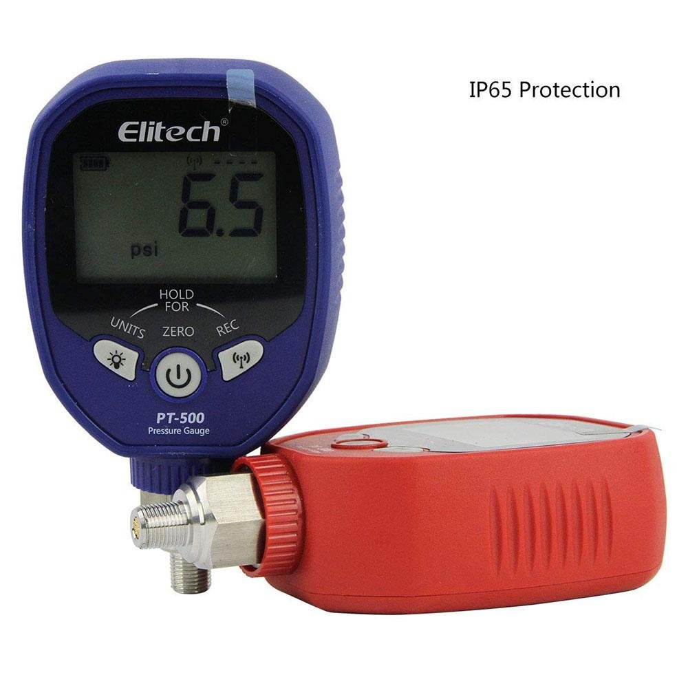 Elitech PT-500&PT-800 Wireless HVAC Digital Manifold Gauge with 59'' Charging Hoses